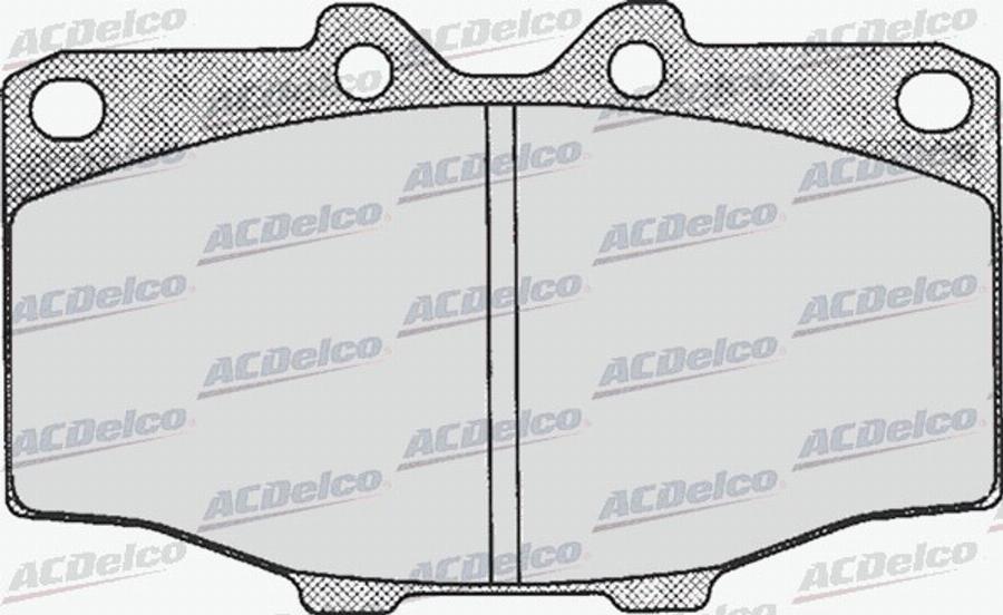 ACDelco AC497481D - Komplet Pločica, disk-kočnica www.molydon.hr