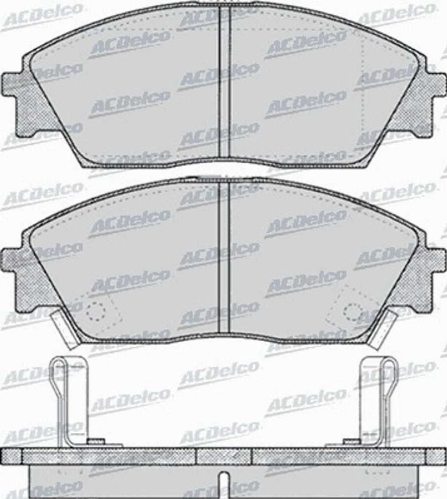 ACDelco AC444781D - Komplet Pločica, disk-kočnica www.molydon.hr