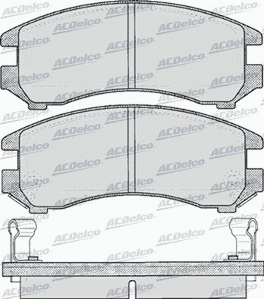 ACDelco AC443681D - Komplet Pločica, disk-kočnica www.molydon.hr