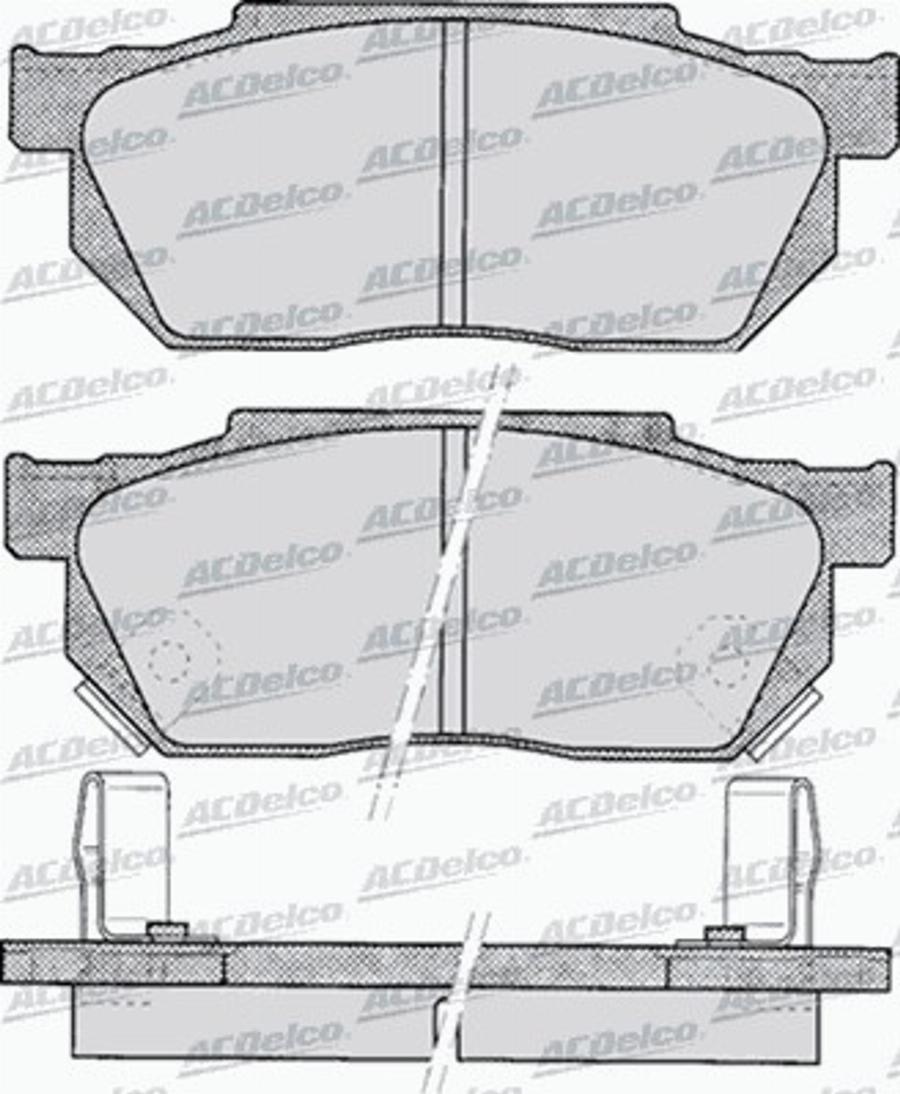 ACDelco AC447581D - Komplet Pločica, disk-kočnica www.molydon.hr