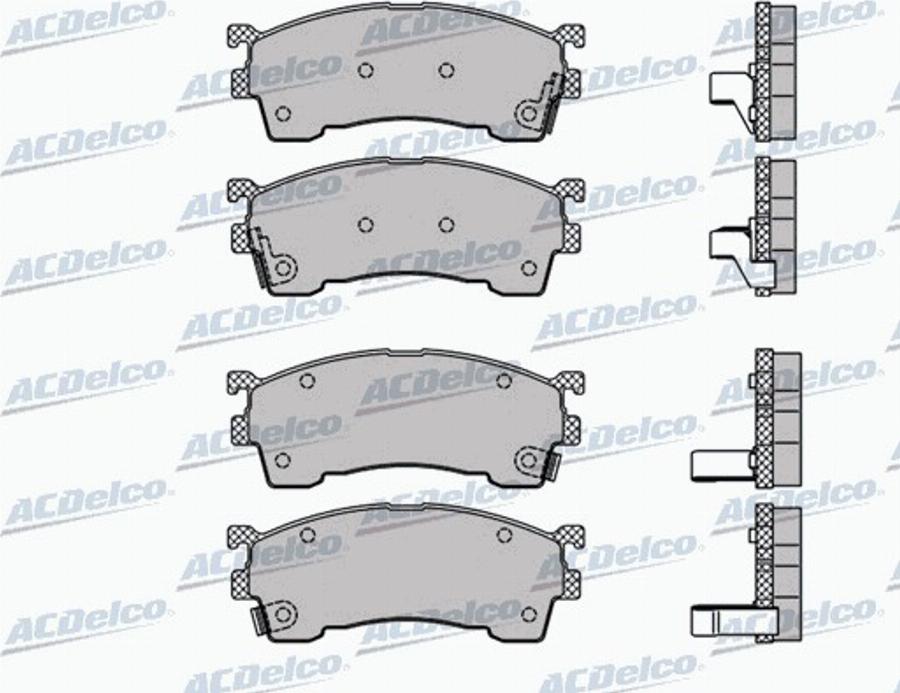 ACDelco AC459481D - Komplet Pločica, disk-kočnica www.molydon.hr