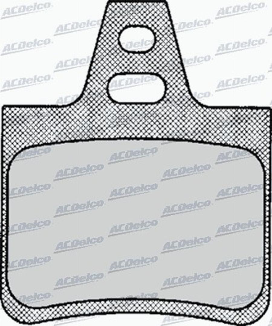 ACDelco AC450981D - Komplet Pločica, disk-kočnica www.molydon.hr