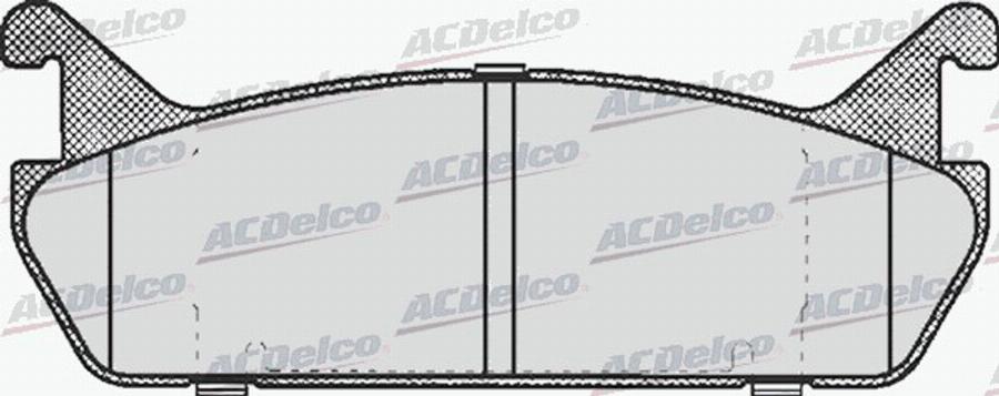 ACDelco AC451981D - Komplet Pločica, disk-kočnica www.molydon.hr