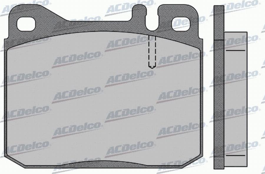 ACDelco AC467883D - Komplet Pločica, disk-kočnica www.molydon.hr