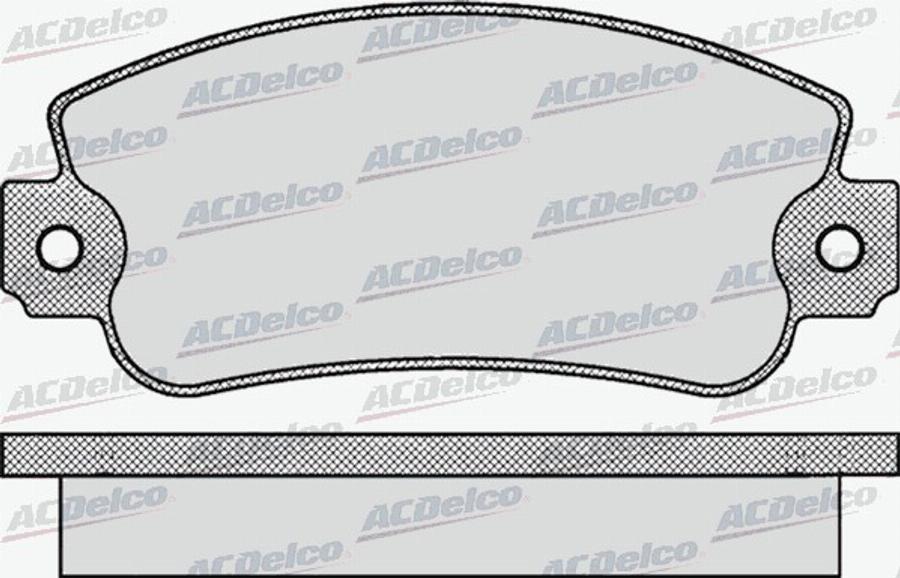 ACDelco AC436181D - Komplet Pločica, disk-kočnica www.molydon.hr