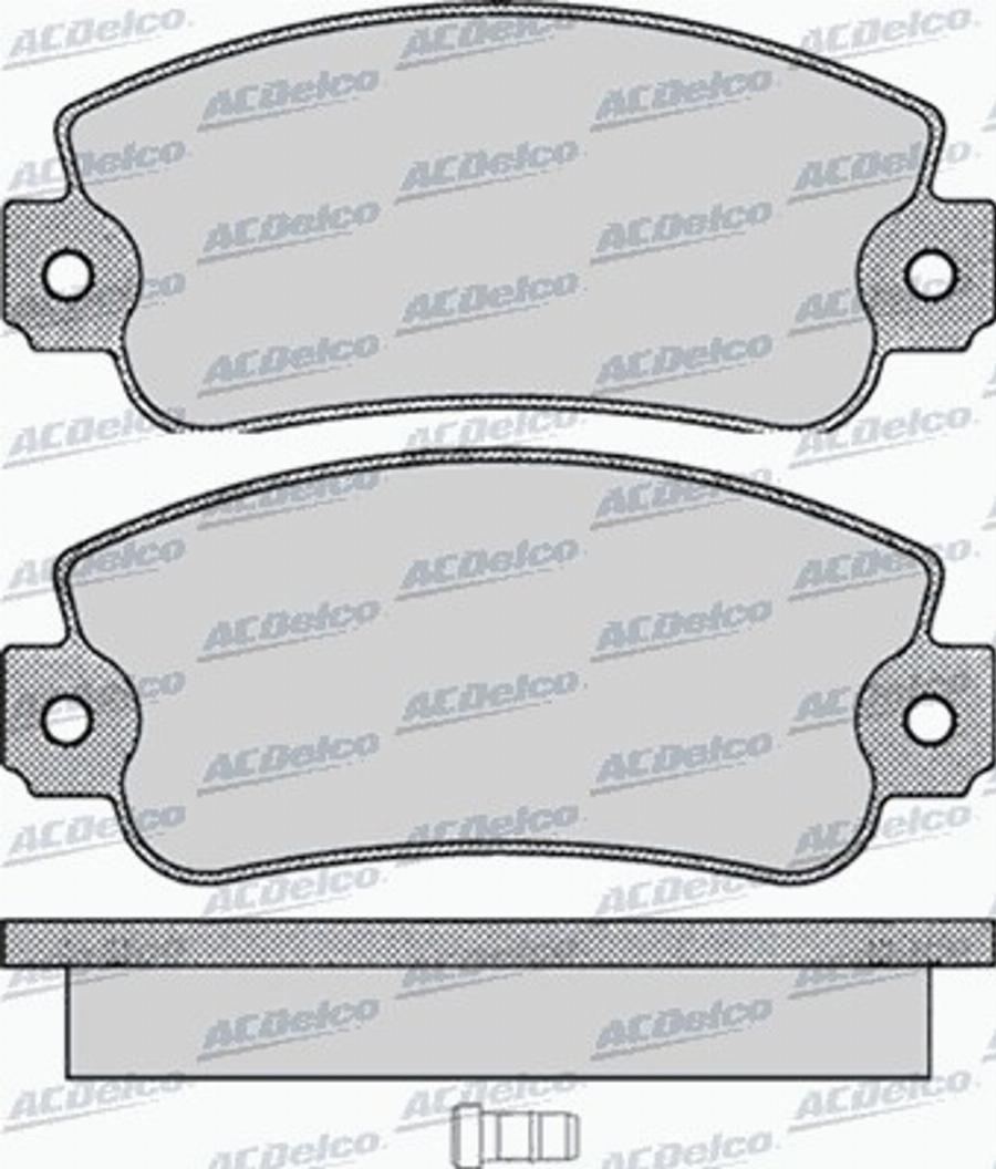 ACDelco AC433481D - Komplet Pločica, disk-kočnica www.molydon.hr