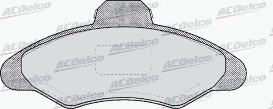 ACDelco AC432481D - Komplet Pločica, disk-kočnica www.molydon.hr