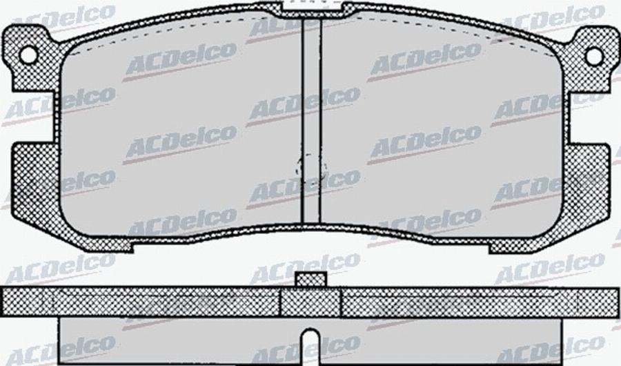 ACDelco AC420581D - Komplet Pločica, disk-kočnica www.molydon.hr