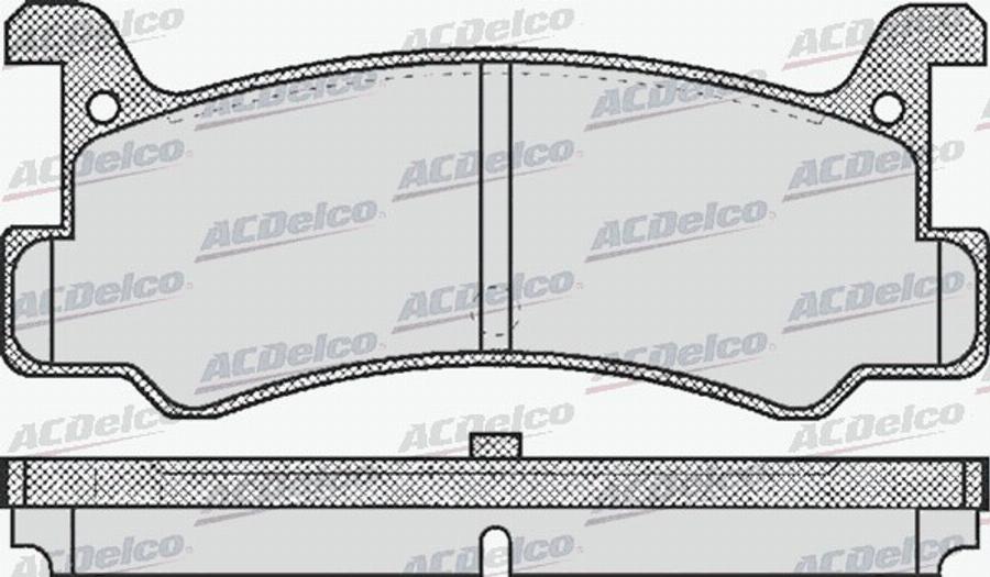 ACDelco AC420781D - Komplet Pločica, disk-kočnica www.molydon.hr