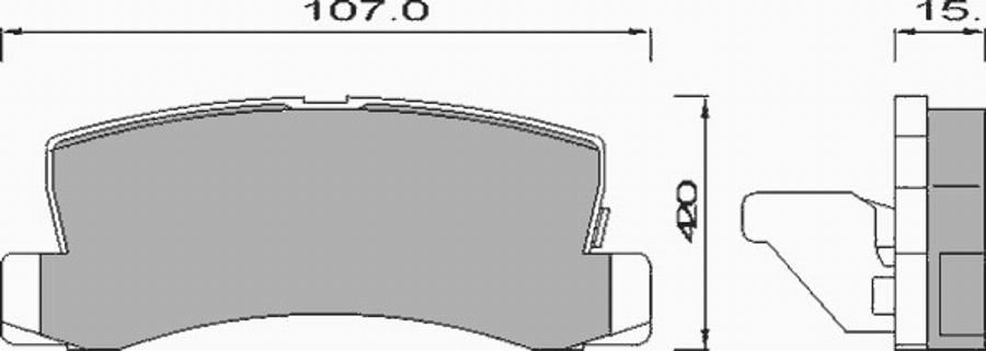 ACDelco AC428881D - Komplet Pločica, disk-kočnica www.molydon.hr