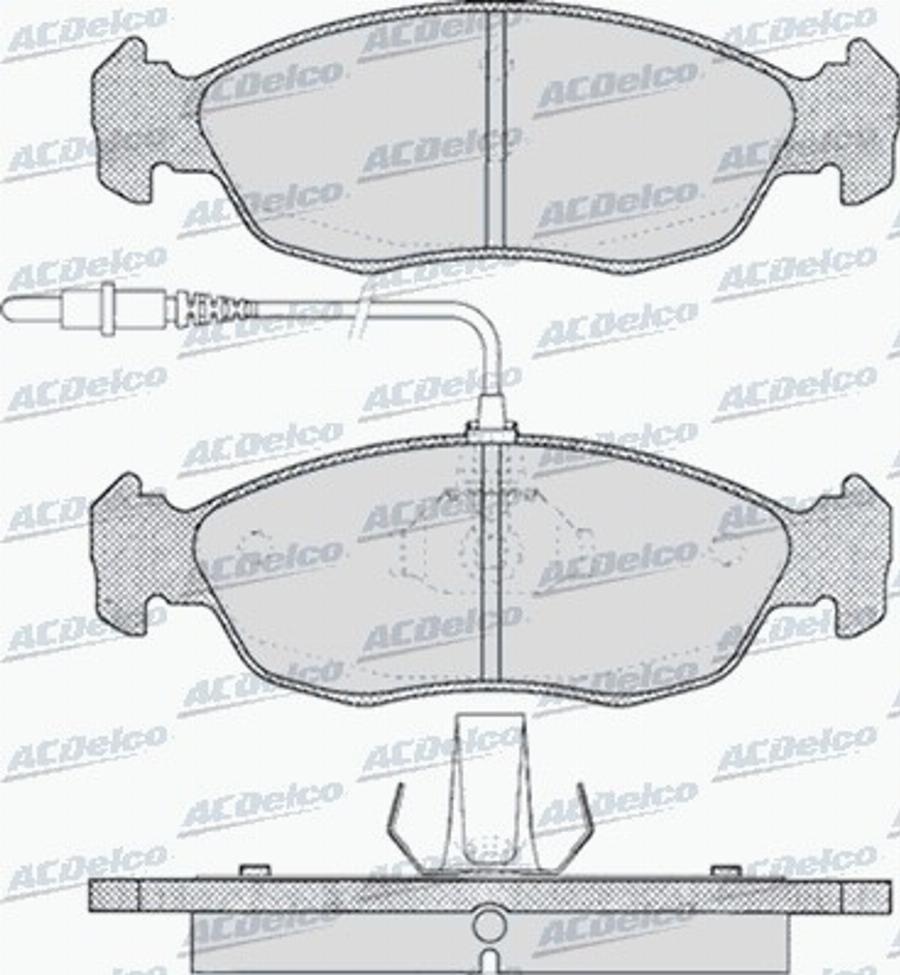 ACDelco AC475881D - Komplet Pločica, disk-kočnica www.molydon.hr