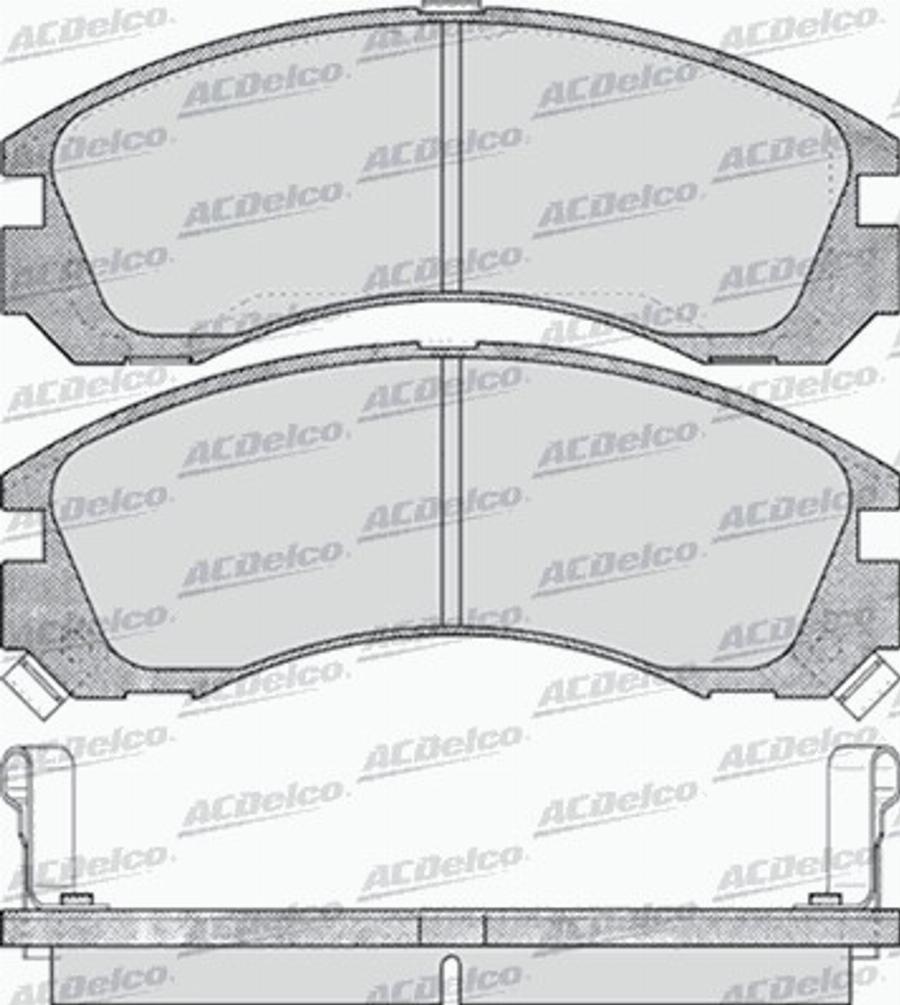 ACDelco AC478081D - Komplet Pločica, disk-kočnica www.molydon.hr