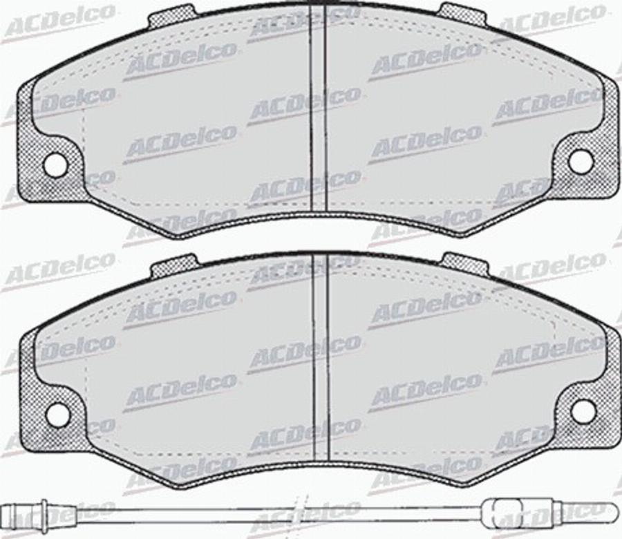 ACDelco AC546881D - Komplet Pločica, disk-kočnica www.molydon.hr