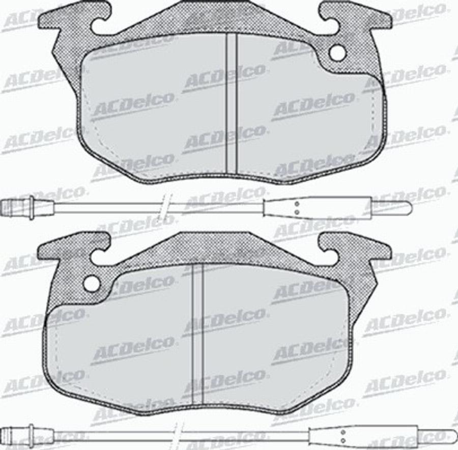 ACDelco AC553781D - Komplet Pločica, disk-kočnica www.molydon.hr