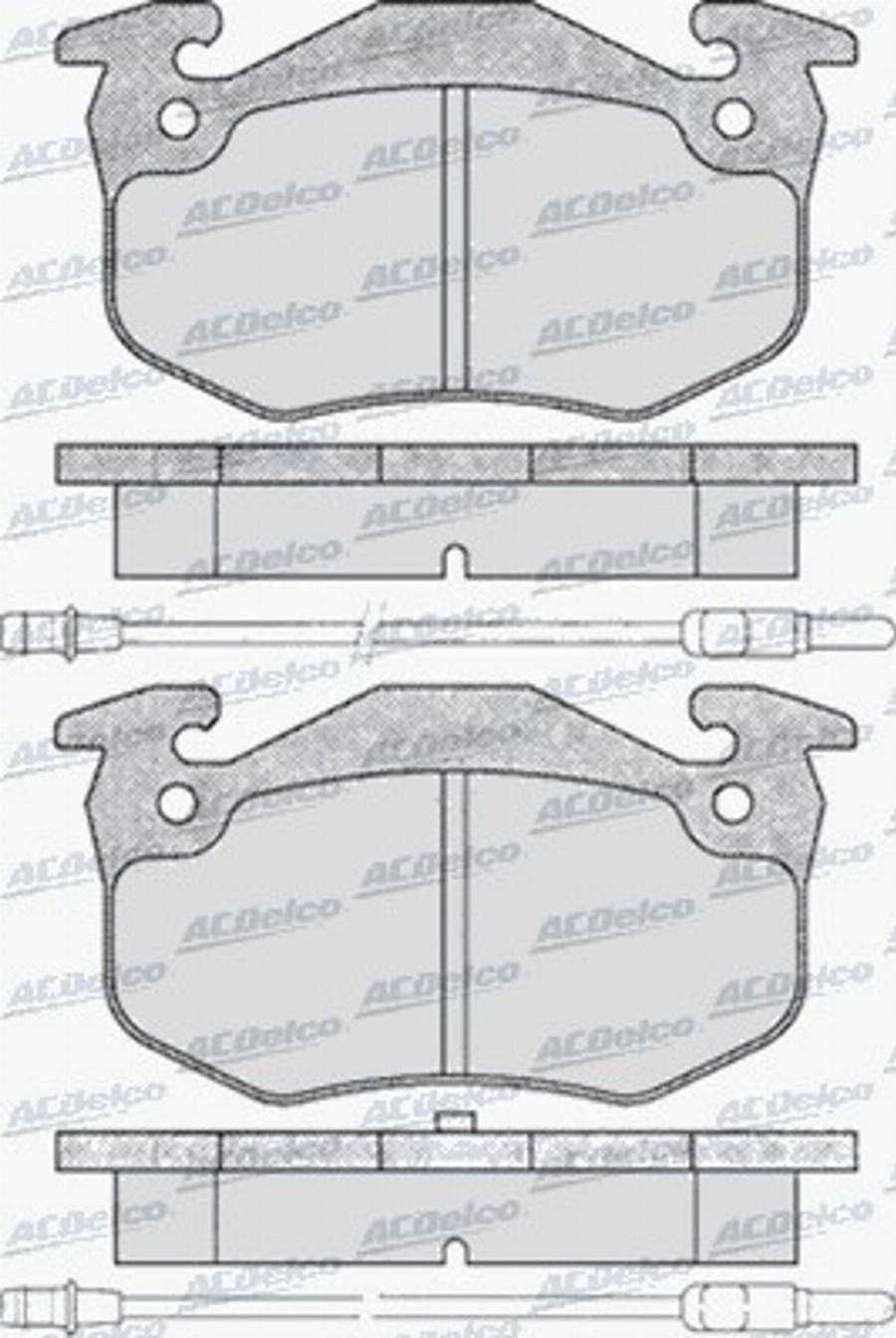 ACDelco AC535281D - Komplet Pločica, disk-kočnica www.molydon.hr