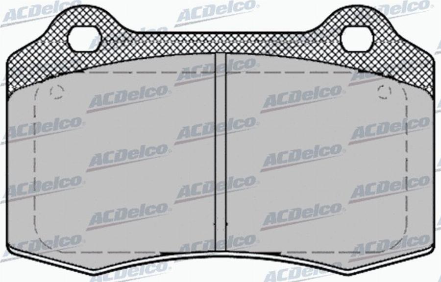 ACDelco AC699181D - Komplet Pločica, disk-kočnica www.molydon.hr