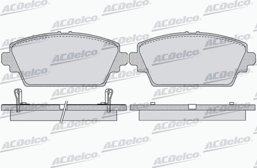 ACDelco AC690081D - Komplet Pločica, disk-kočnica www.molydon.hr