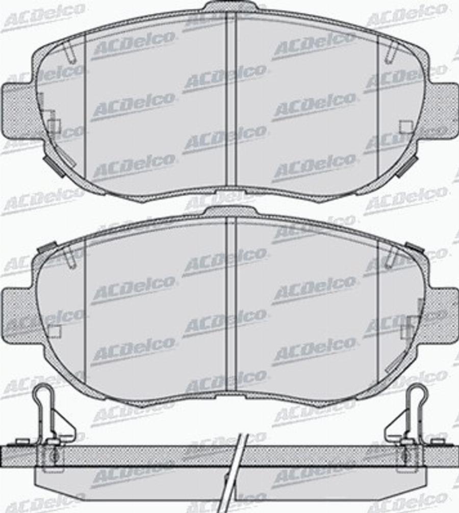 ACDelco AC645581D - Komplet Pločica, disk-kočnica www.molydon.hr