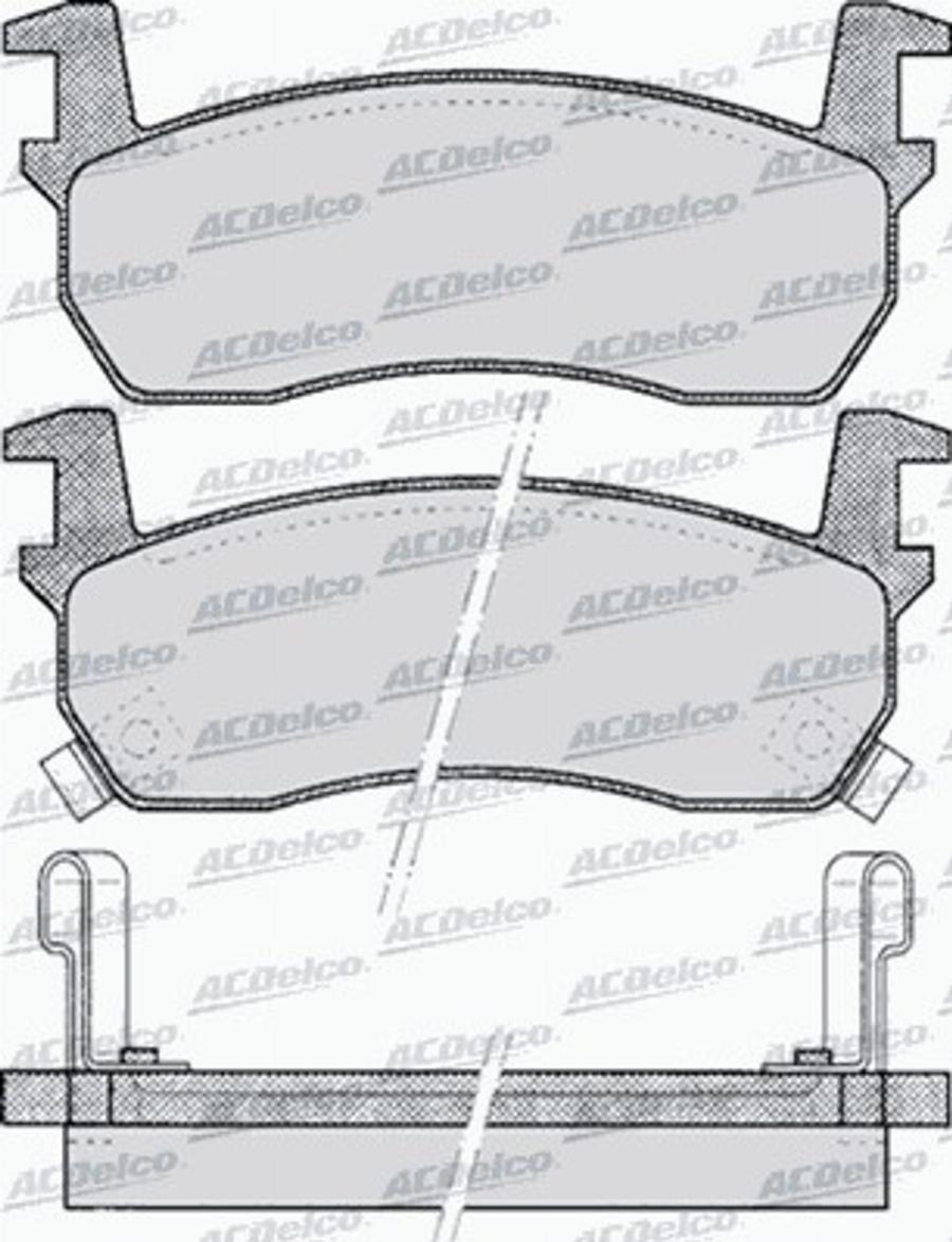 ACDelco AC656081D - Komplet Pločica, disk-kočnica www.molydon.hr