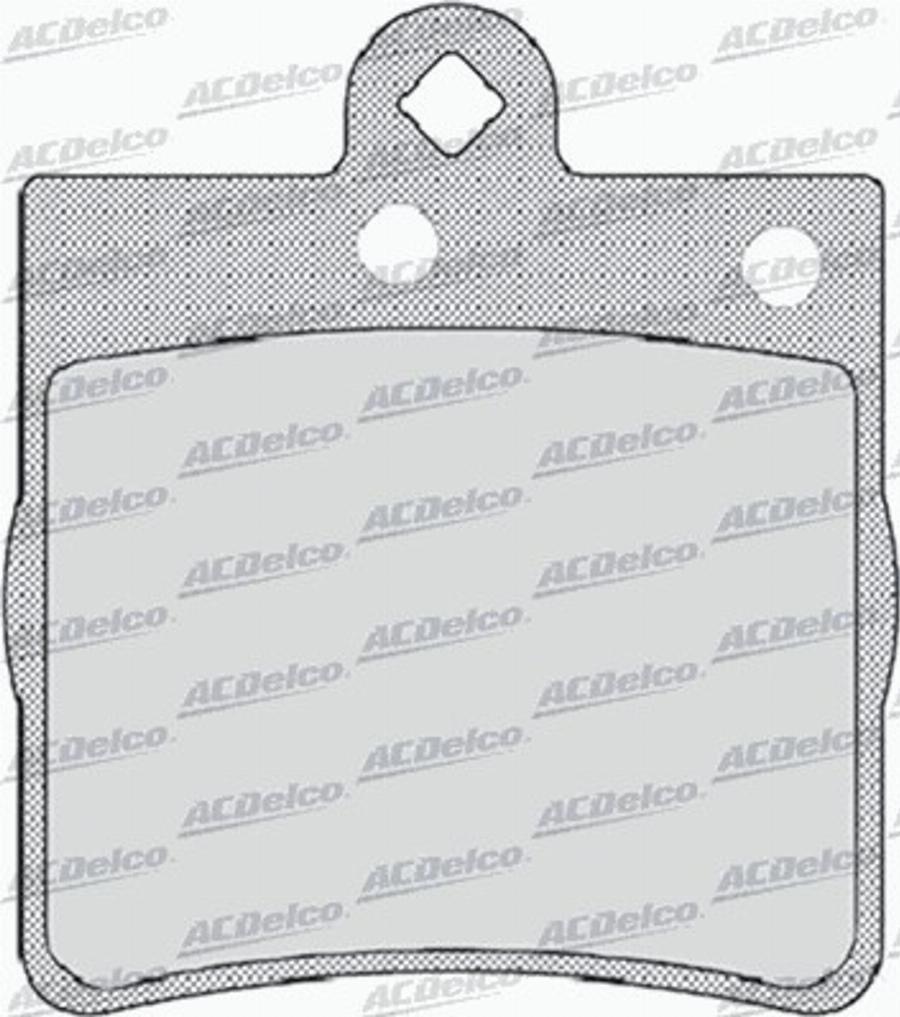 ACDelco AC653581D - Komplet Pločica, disk-kočnica www.molydon.hr