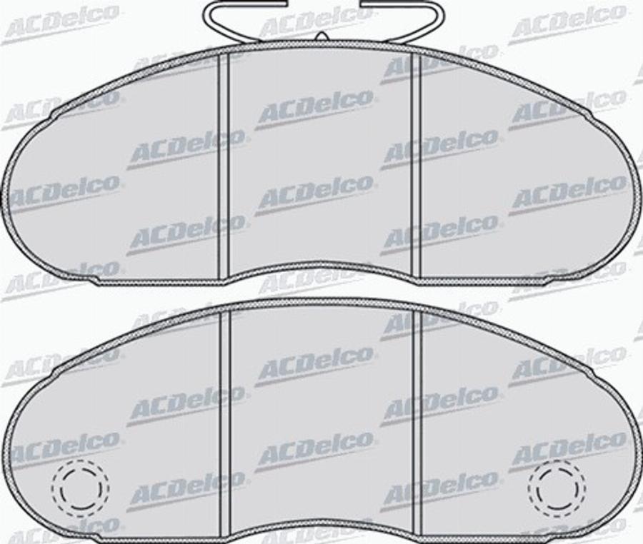 ACDelco AC664281D - Komplet Pločica, disk-kočnica www.molydon.hr