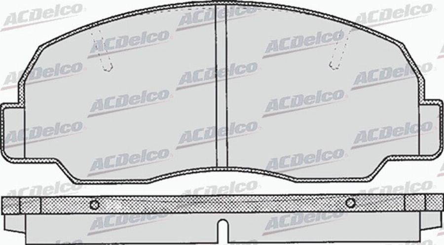 ACDelco AC661981D - Komplet Pločica, disk-kočnica www.molydon.hr