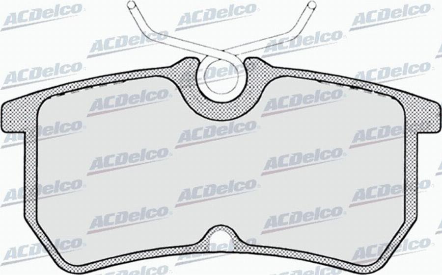 ACDelco AC668781D - Komplet Pločica, disk-kočnica www.molydon.hr