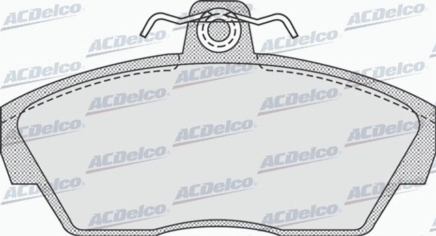 ACDelco AC667981D - Komplet Pločica, disk-kočnica www.molydon.hr