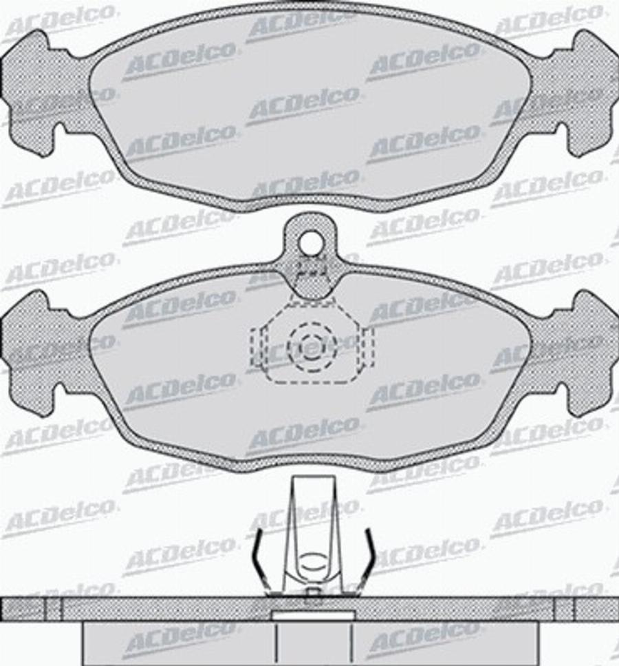 ACDelco AC604181D - Komplet Pločica, disk-kočnica www.molydon.hr