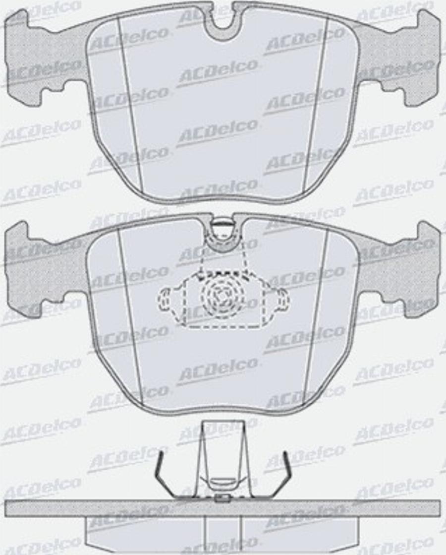 ACDelco AC605381D - Komplet Pločica, disk-kočnica www.molydon.hr