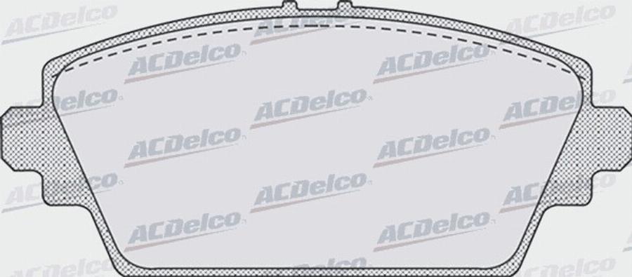 ACDelco AC607981D - Komplet Pločica, disk-kočnica www.molydon.hr