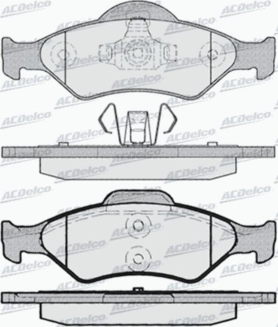 ACDelco AC685381D - Komplet Pločica, disk-kočnica www.molydon.hr