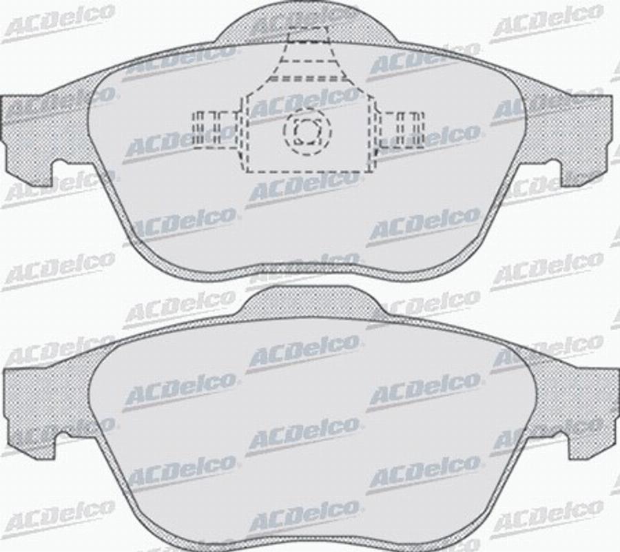 ACDelco AC686481D - Komplet Pločica, disk-kočnica www.molydon.hr