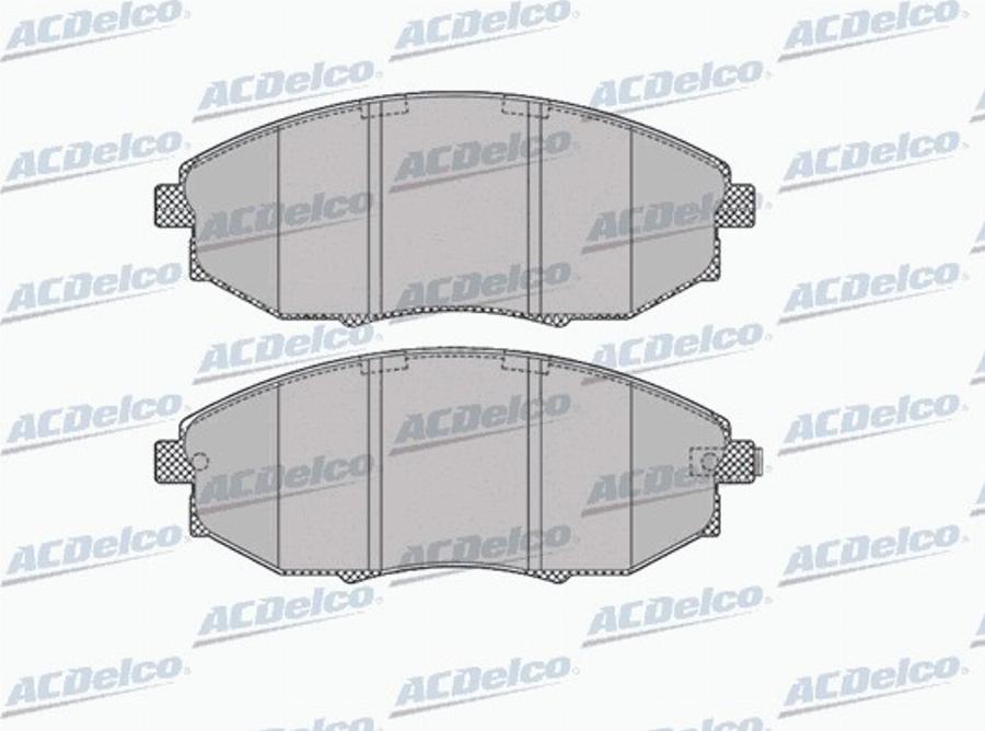 ACDelco AC687981D - Komplet Pločica, disk-kočnica www.molydon.hr