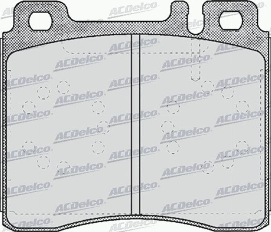 ACDelco AC634981D - Komplet Pločica, disk-kočnica www.molydon.hr