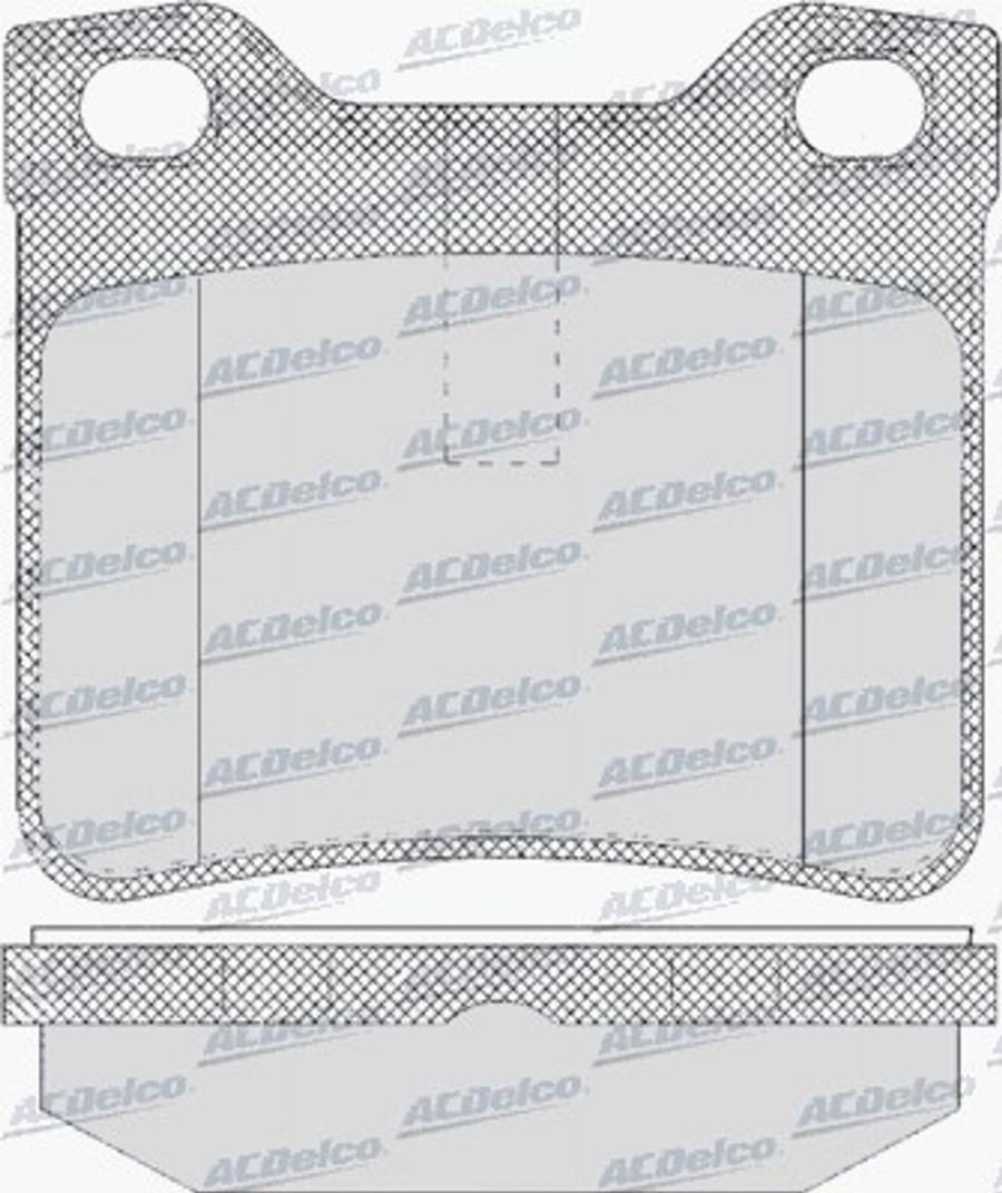 ACDelco AC638681D - Komplet Pločica, disk-kočnica www.molydon.hr