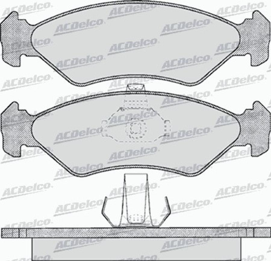 ACDelco AC633481D - Komplet Pločica, disk-kočnica www.molydon.hr