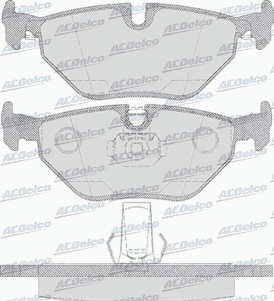 ACDelco AC637181D - Komplet Pločica, disk-kočnica www.molydon.hr