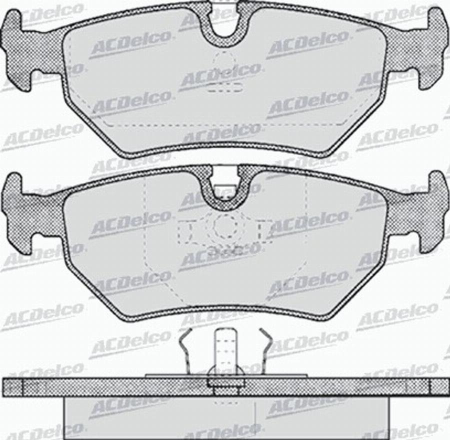 ACDelco AC629281D - Komplet Pločica, disk-kočnica www.molydon.hr