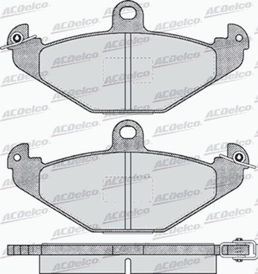 ACDelco AC625581D - Komplet Pločica, disk-kočnica www.molydon.hr