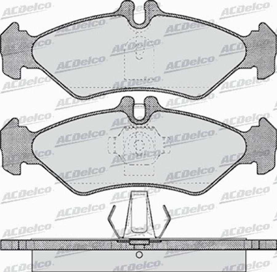 ACDelco AC627481D - Komplet Pločica, disk-kočnica www.molydon.hr