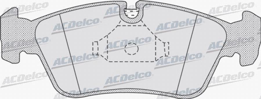 ACDelco AC672581D - Komplet Pločica, disk-kočnica www.molydon.hr