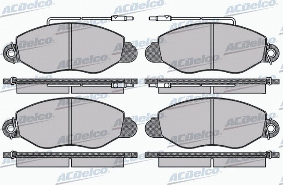 ACDelco AC058994AD - Komplet Pločica, disk-kočnica www.molydon.hr