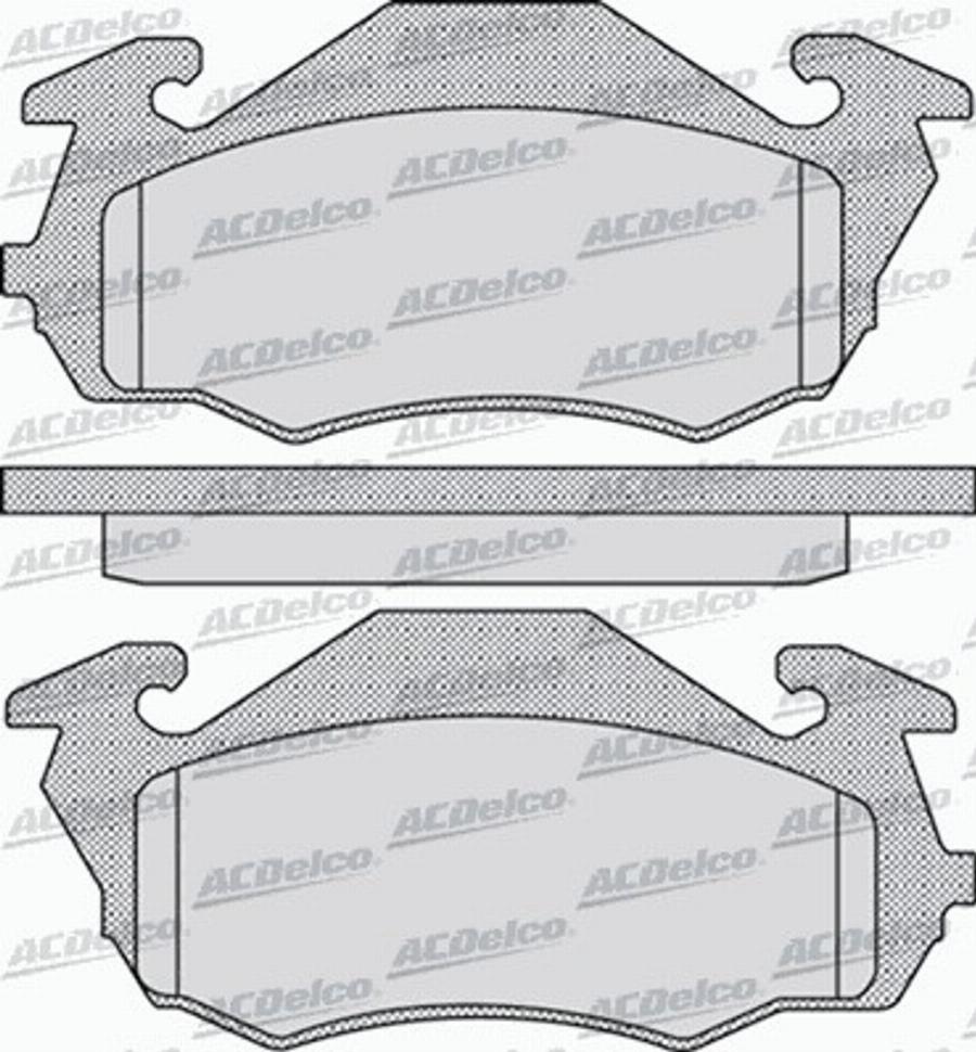 ACDelco AC058959D - Komplet Pločica, disk-kočnica www.molydon.hr