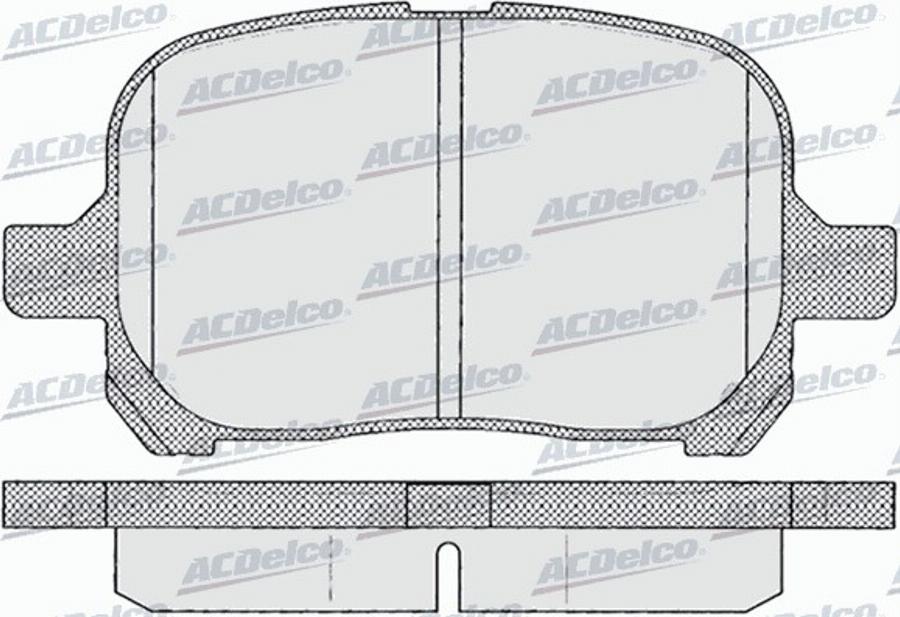 ACDelco AC058953D - Komplet Pločica, disk-kočnica www.molydon.hr