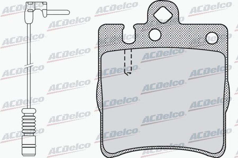 ACDelco AC058957AD - Komplet Pločica, disk-kočnica www.molydon.hr