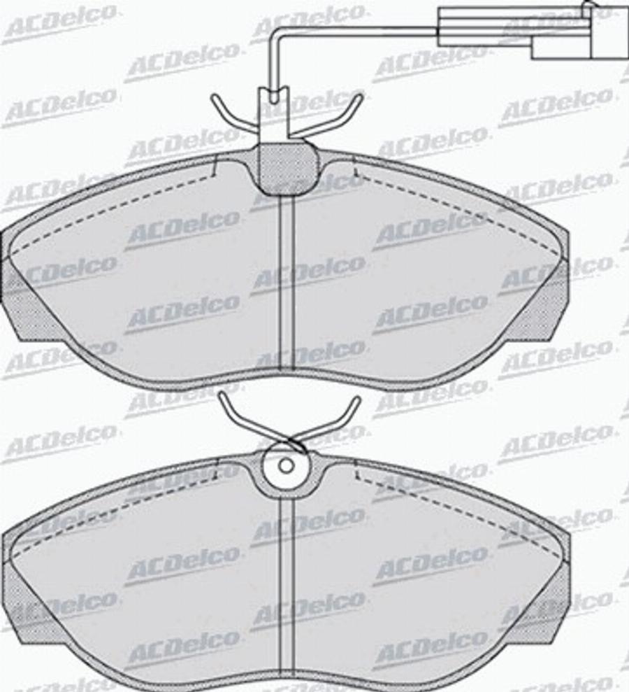 ACDelco AC058964D - Komplet Pločica, disk-kočnica www.molydon.hr