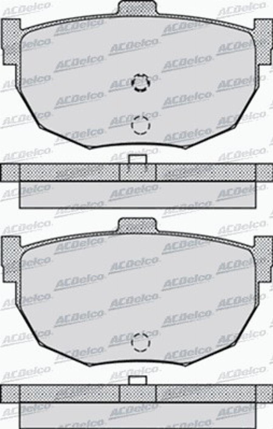 ACDelco AC058960D - Komplet Pločica, disk-kočnica www.molydon.hr