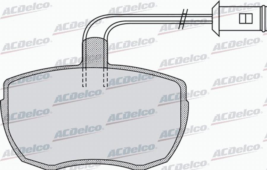 ACDelco AC058968D - Komplet Pločica, disk-kočnica www.molydon.hr