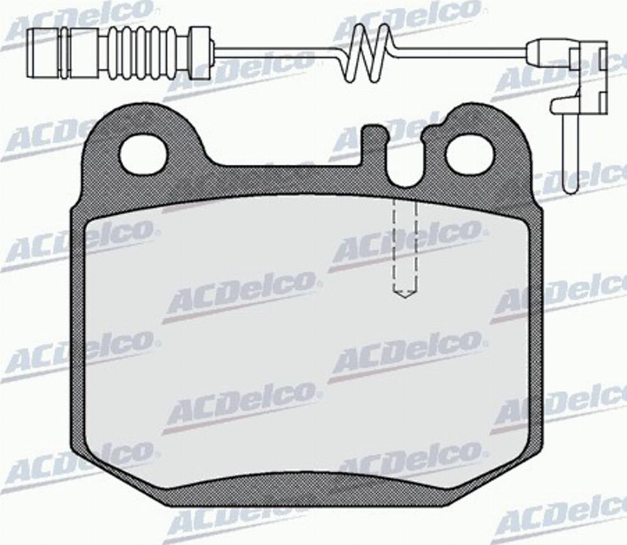 ACDelco AC058901AD - Komplet Pločica, disk-kočnica www.molydon.hr